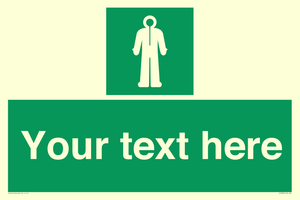 Custom sign safe condition Survival clothing